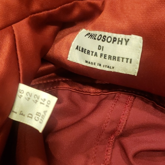 Philosophy by Alberta Ferretti Satin Jacket - Picture 7 of 7